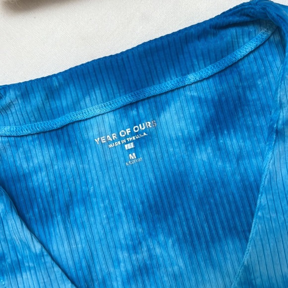 SHOPBOP YEAR OF OURS blue cardigan - Picture 3 of 5